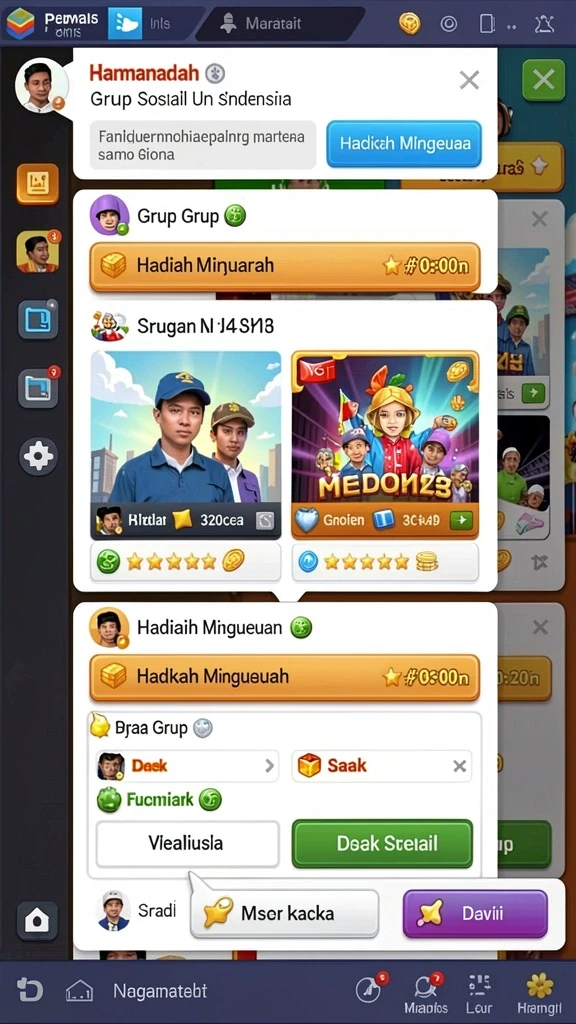 bisabet - Tampilan antarmuka yang menarik dan mudah digunakan.