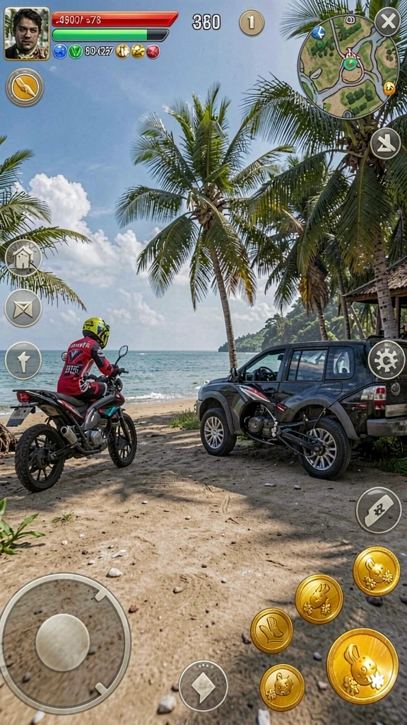 prg007 - Tangkapan layar menunjukkan karakter utama dalam aksi pertempuran.