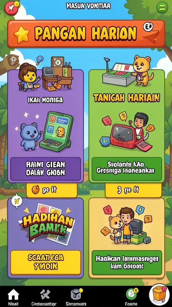 sky77 - Tangkapan layar yang menunjukkan antarmuka pengguna yang intuitif.